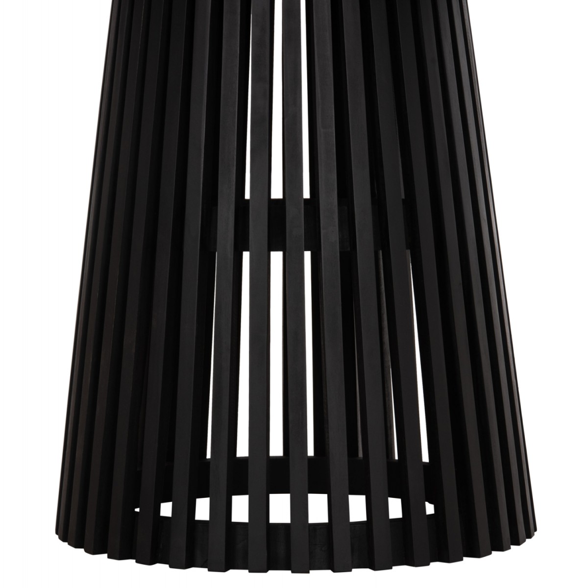 ΤΡΑΠΕΖΙ ΤΡΑΠΕΖΑΡΙΑΣ ΣΤΡΟΓΓΥΛΟ FRANTZ HM9388.02 ΜΑΣΙΦ ΞΥΛΟ MINDI BLACK Φ118x79Υεκ.