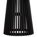 ΤΡΑΠΕΖΙ ΤΡΑΠΕΖΑΡΙΑΣ ΣΤΡΟΓΓΥΛΟ FRANTZ HM9388.02 ΜΑΣΙΦ ΞΥΛΟ MINDI BLACK Φ118x79Υεκ.