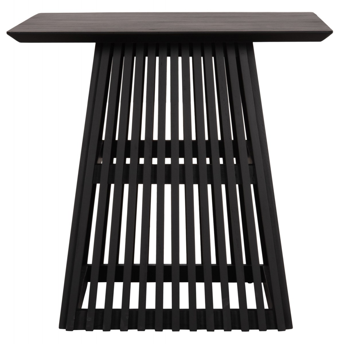 ΤΡΑΠΕΖΙ ΤΡΑΠΕΖΑΡΙΑΣ ΤΕΤΡΑΓΩΝΟ FRANTZ HM9458.02 MINDI ΞΥΛΟ ΜΑΥΡΟ 80x80x78Yεκ.