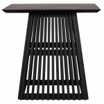 ΤΡΑΠΕΖΙ ΤΡΑΠΕΖΑΡΙΑΣ ΤΕΤΡΑΓΩΝΟ FRANTZ HM9458.02 MINDI ΞΥΛΟ ΜΑΥΡΟ 80x80x78Yεκ.