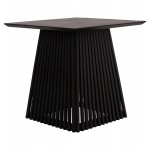 ΤΡΑΠΕΖΙ ΤΡΑΠΕΖΑΡΙΑΣ ΤΕΤΡΑΓΩΝΟ FRANTZ HM9458.02 MINDI ΞΥΛΟ ΜΑΥΡΟ 80x80x78Yεκ.