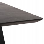 ΤΡΑΠΕΖΙ ΤΡΑΠΕΖΑΡΙΑΣ ΤΕΤΡΑΓΩΝΟ FRANTZ HM9458.02 MINDI ΞΥΛΟ ΜΑΥΡΟ 80x80x78Yεκ.