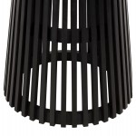 ΒΑΣΗ ΤΡΑΠΕΖΙΟΥ ΕΣΩΤΕΡΙΚΟΥ ΧΩΡΟΥ MINDI ΜΑΥΡΟ ΞΥΛΟ HM9459.02 Φ60x75,5Y εκ.