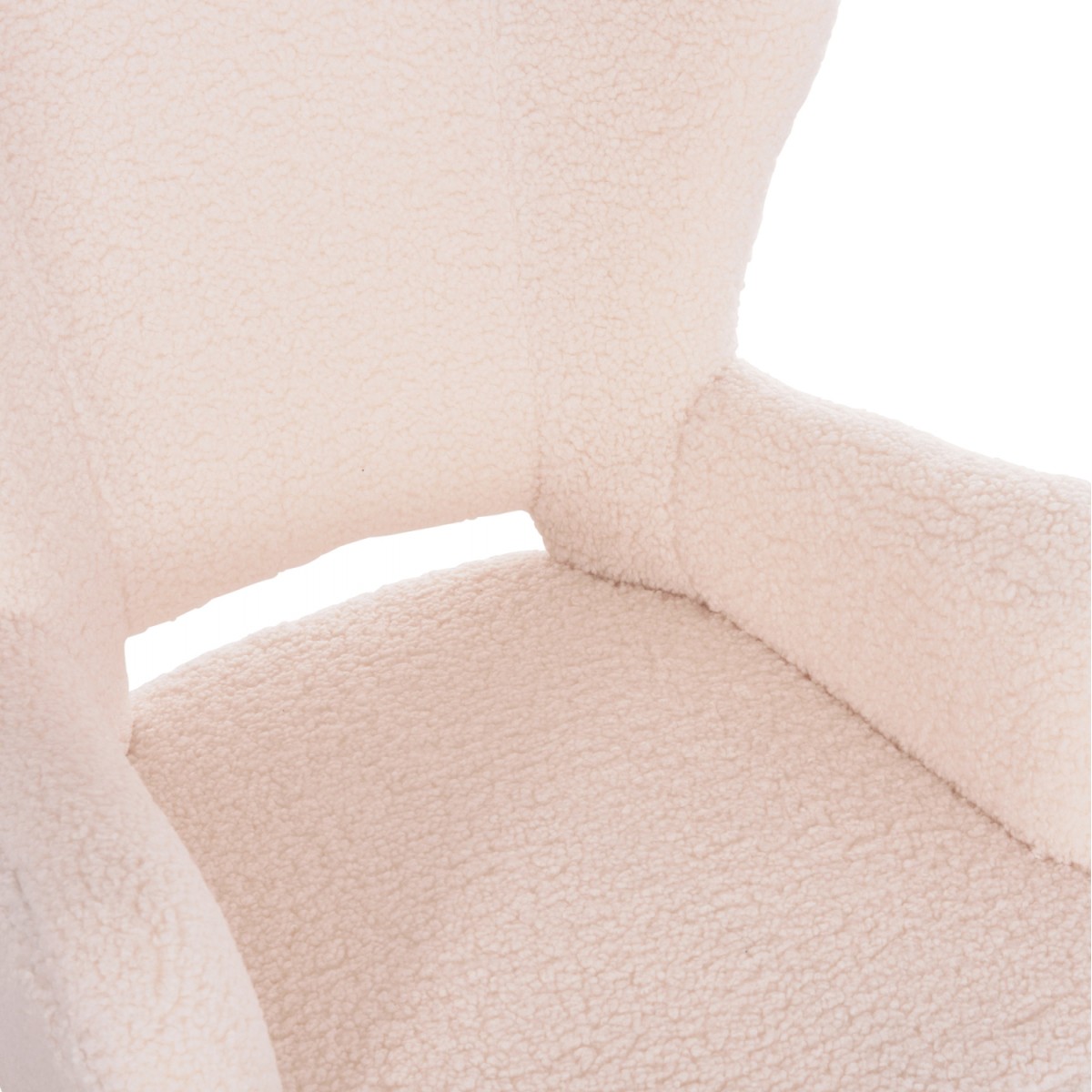 ΜΠΕΡΖΕΡΑ ΠΟΛΥΘΡΟΝΑ MYLIE ΛΕΥΚΟ ΜΠΟΥΚΛΕ HM8394.23 66x76x90Υ εκ.