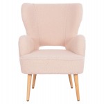 ΜΠΕΡΖΕΡΑ ΠΟΛΥΘΡΟΝΑ MYLIE ΜΠΟΥΚΛΕ ΥΦΑΣΜΑ ΕΚΡΟΥ HM8394.20 66x76x90Υ εκ.