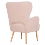 ΜΠΕΡΖΕΡΑ ΠΟΛΥΘΡΟΝΑ MYLIE ΜΠΟΥΚΛΕ ΥΦΑΣΜΑ ΕΚΡΟΥ HM8394.20 66x76x90Υ εκ.