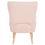 ΜΠΕΡΖΕΡΑ ΠΟΛΥΘΡΟΝΑ MYLIE ΜΠΟΥΚΛΕ ΥΦΑΣΜΑ ΕΚΡΟΥ HM8394.20 66x76x90Υ εκ.