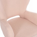 ΜΠΕΡΖΕΡΑ ΠΟΛΥΘΡΟΝΑ MYLIE ΜΠΟΥΚΛΕ ΥΦΑΣΜΑ ΕΚΡΟΥ HM8394.20 66x76x90Υ εκ.