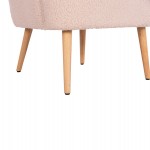 ΜΠΕΡΖΕΡΑ ΠΟΛΥΘΡΟΝΑ MYLIE ΜΠΟΥΚΛΕ ΥΦΑΣΜΑ ΕΚΡΟΥ HM8394.20 66x76x90Υ εκ.