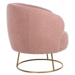 ΠΟΛΥΘΡΟΝΑ ARIEN HM8403.22 ΥΦΑΣΜΑ ΜΠΟΥΚΛΕ ΣΑΠΙΟ ΜΗΛΟ ΜΕ ΧΡΥΣΗ ΒΑΣΗ 78x75x84Y εκ.