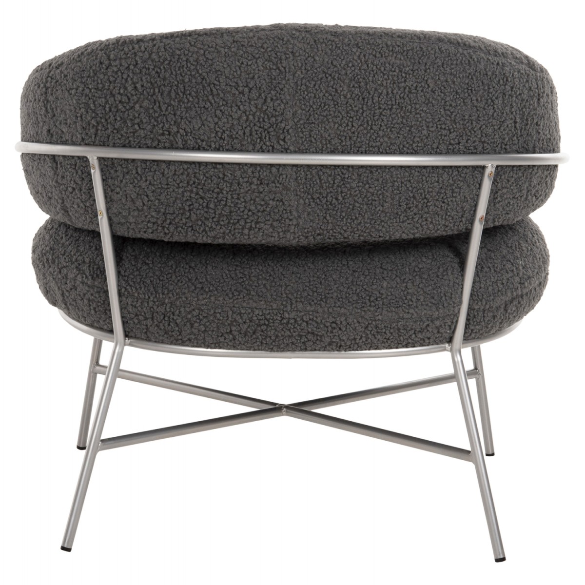 ΠΟΛΥΘΡΟΝΑ TRUDI HM8639.21 ΑΠΟ ΜΠΟΥΚΛΕ ΓΚΡΙ ΜΕ ΑΣΗΜΙ ΜΕΤΑΛΛΙΚΟ ΣΚΕΛΕΤΟ 84x79x76Υ εκ.