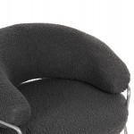 ΠΟΛΥΘΡΟΝΑ TRUDI HM8639.21 ΑΠΟ ΜΠΟΥΚΛΕ ΓΚΡΙ ΜΕ ΑΣΗΜΙ ΜΕΤΑΛΛΙΚΟ ΣΚΕΛΕΤΟ 84x79x76Υ εκ.