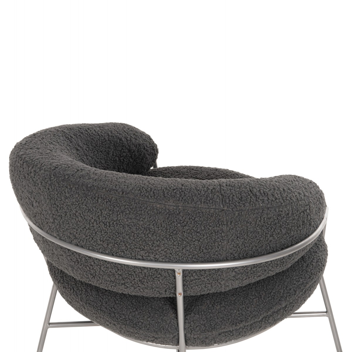 ΠΟΛΥΘΡΟΝΑ TRUDI HM8639.21 ΑΠΟ ΜΠΟΥΚΛΕ ΓΚΡΙ ΜΕ ΑΣΗΜΙ ΜΕΤΑΛΛΙΚΟ ΣΚΕΛΕΤΟ 84x79x76Υ εκ.