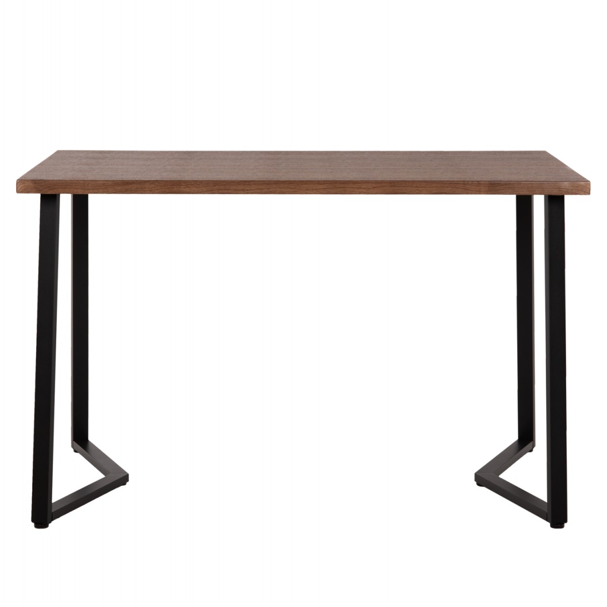 ΤΡΑΠΕΖΙ ΤΡΑΠΕΖΑΡΙΑΣ JAY HM9531 MDF ΚΑΡΥΔΙ-ΜΑΥΡA ΜΕΤΑΛΛΙΚΑ ΠΟΔΙΑ 120x70x76Υεκ.