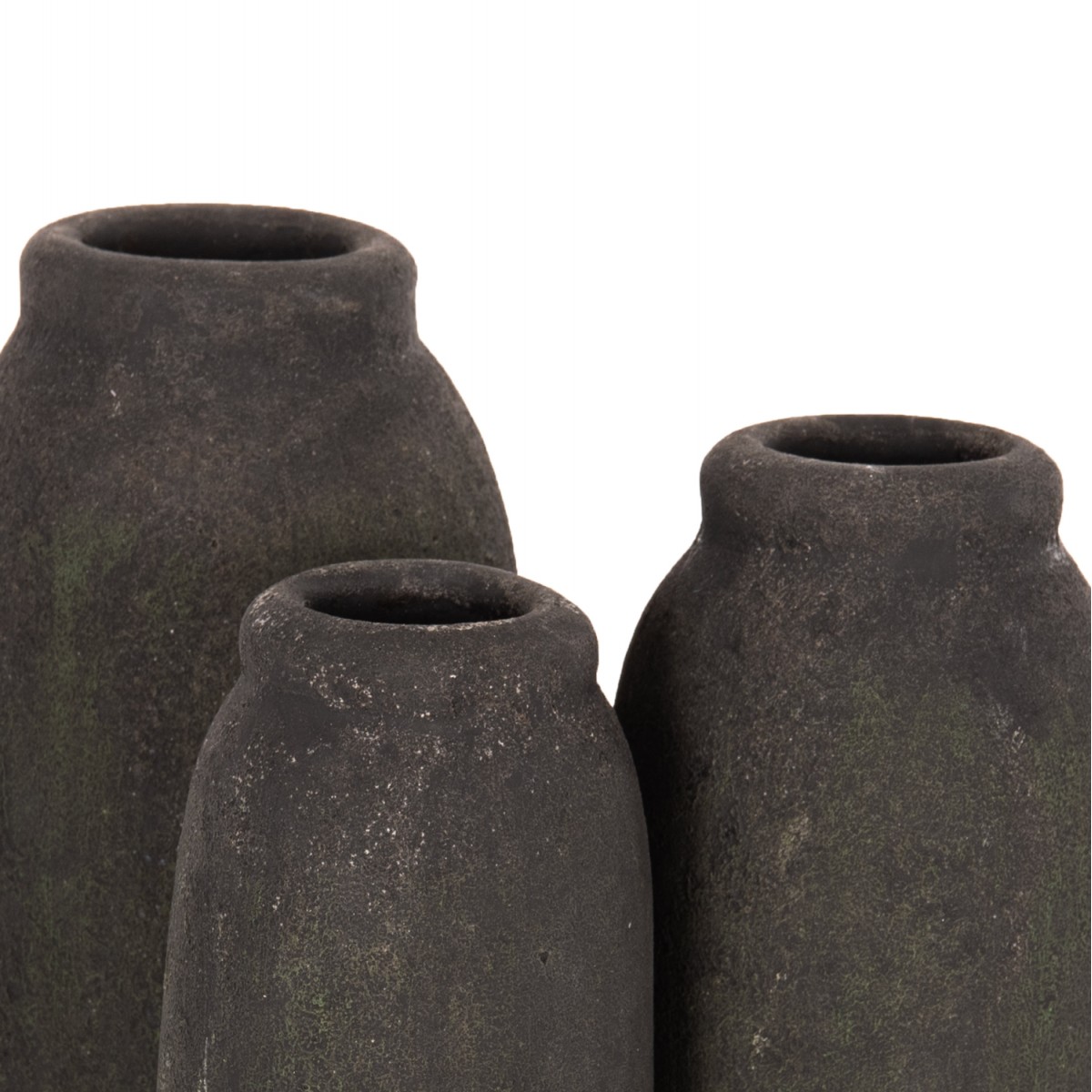 ΔΙΑΚΟΣΜΗΤΙΚA ΒΑΖA ΑΠΟ TERRACOTTA ΑΝΘΡΑΚΙ HM7711.11 Φ12Χ22Υ εκ