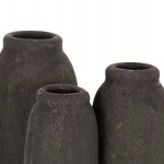 ΔΙΑΚΟΣΜΗΤΙΚA ΒΑΖA ΑΠΟ TERRACOTTA ΑΝΘΡΑΚΙ HM7711.11 Φ12Χ22Υ εκ