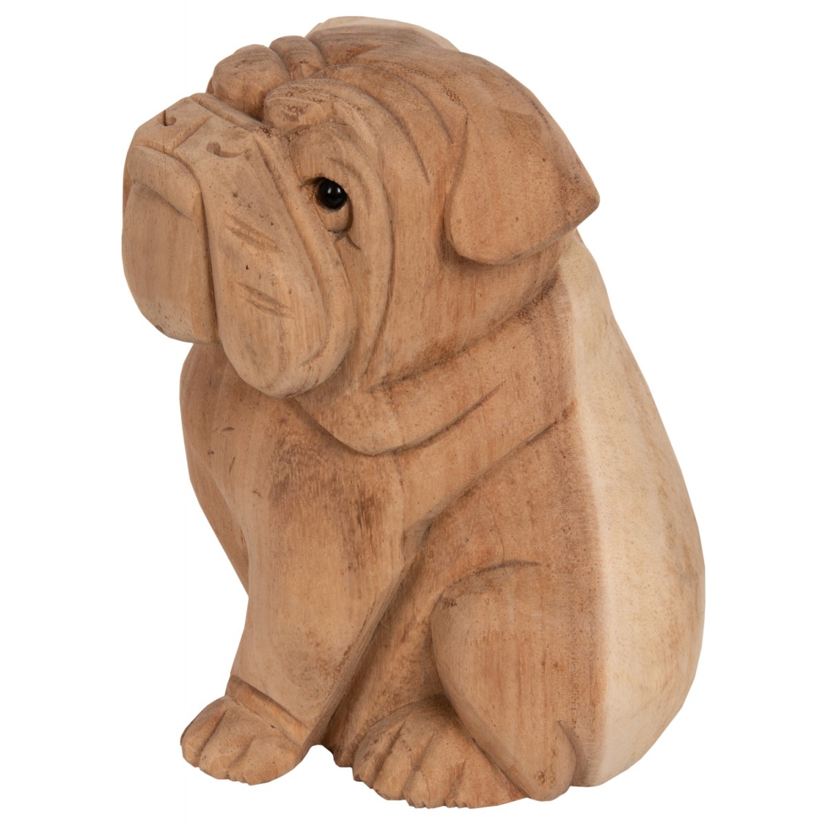 ΕΠΙΤΡΑΠΕΖΙΟ ΔΙΑΚΟΣΜΗΤΙΚΟ DOZER BULLDOG ΞΥΛΟ SUAR ΣΕ ΦΥΣΙΚΟ ΧΡΩΜΑ HM7925 18x14x20Y εκ.