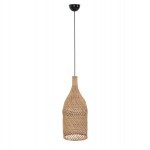 ΦΩΤΙΣΤΙΚΟ ΟΡΟΦΗΣ CARBOY HM7884 ΚΡΕΜΑΣΤΟ ΑΠΟ RATTAN ΣΕ ΦΥΣΙΚΟ ΧΡΩΜΑ Φ28x163,5Yεκ.