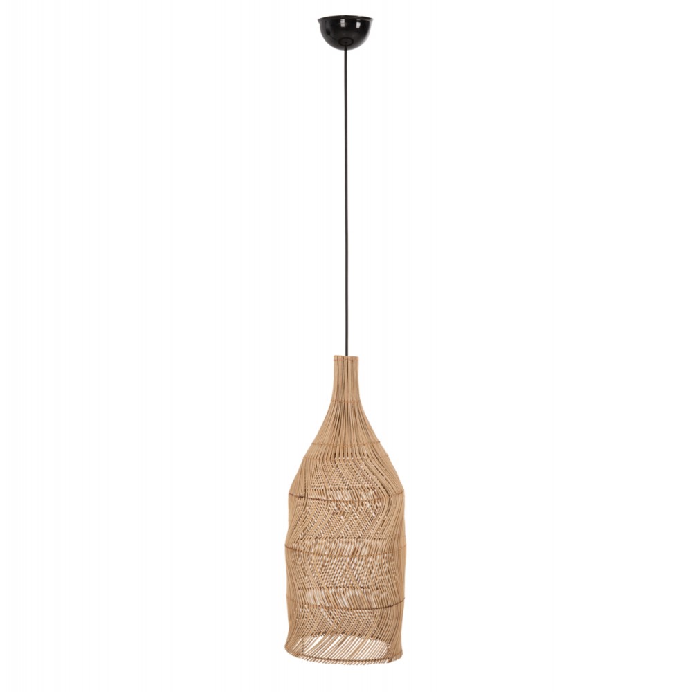 ΦΩΤΙΣΤΙΚΟ ΟΡΟΦΗΣ HM7887 ΚΡΕΜΑΣΤΟ ΑΠΟ RATTAN ΣΕ ΦΥΣΙΚΟ ΧΡΩΜΑ Φ28x163,5Yεκ.