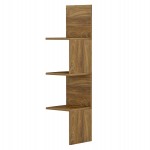 ΕΠΙΤΟΙΧΙΑ ΓΩΝΙΑΚΗ ΡΑΦΙΕΡΑ ILLUSION HM8935.11 ΜΕΛΑΜΙΝΗ ΣΕ ΣΚΟΥΡΟ ΦΥΣΙΚΟ 25x25x105,4Υεκ.