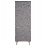 ΠΑΠΟΥΤΣΟΘΗΚΗ-ΝΤΟΥΛΑΠΙ ALVARO HM8954.12 ΜΕΛΑΜΙΝΗ SONAMA-STONE TEXTURE 50Χ38Χ135Yεκ.