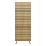 ΠΑΠΟΥΤΣΟΘΗΚΗ-ΝΤΟΥΛΑΠΙ ALVARO HM8954.16 ΜΕΛΑΜΙΝΗ ΦΥΣΙΚΟ ΞΥΛΟΥ 50Χ38Χ135Yεκ.