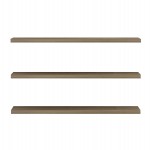 ΣΕΤ 3 ΡΑΦΙΑ ΤΟΙΧΟΥ CASSIUS HM8966.12 ΜΕΛΑΜΙΝΗ ΣΕ ΦΥΣΙΚΟ 60x14,5 εκ