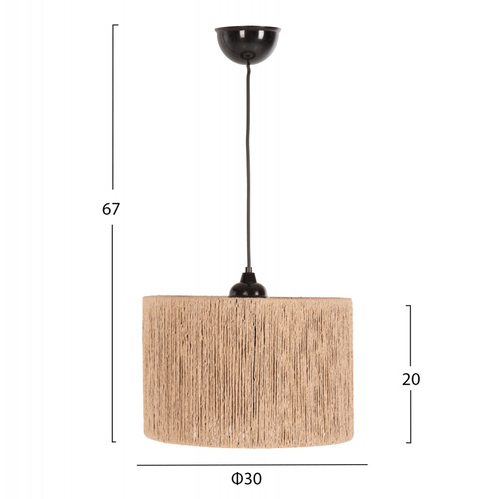 ΦΩΤΙΣΤΙΚΟ ΟΡΟΦΗΣ ΕΣΩΤΕΡΙΚΟΥ ΧΩΡΟΥ HM7944.02 NATURAL Φ30x67Yεκ.