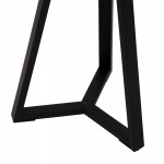 ΒΟΗΘΗΤΙΚΟ ΤΡΑΠΕΖΑΚΙ ROCKET HM9587.04 MDF ΚΑΡΥΔΙ-ΜΑΥΡΗ ΜΕΤΑΛΛΙΚΗ ΒΑΣΗ Φ45x55Υεκ.