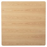 ΤΡΑΠΕΖΙ ΤΡΑΠΕΖΑΡΙΑΣ TRENK HM9614.01 MDF ΜΕ ΚΑΠΛΑΜΑ ΔΡΥΟΣ ΦΥΣΙΚΟ-ΜΑΥΡΟ ΜΕΤΑΛΛΟ 120x120x75Υεκ.