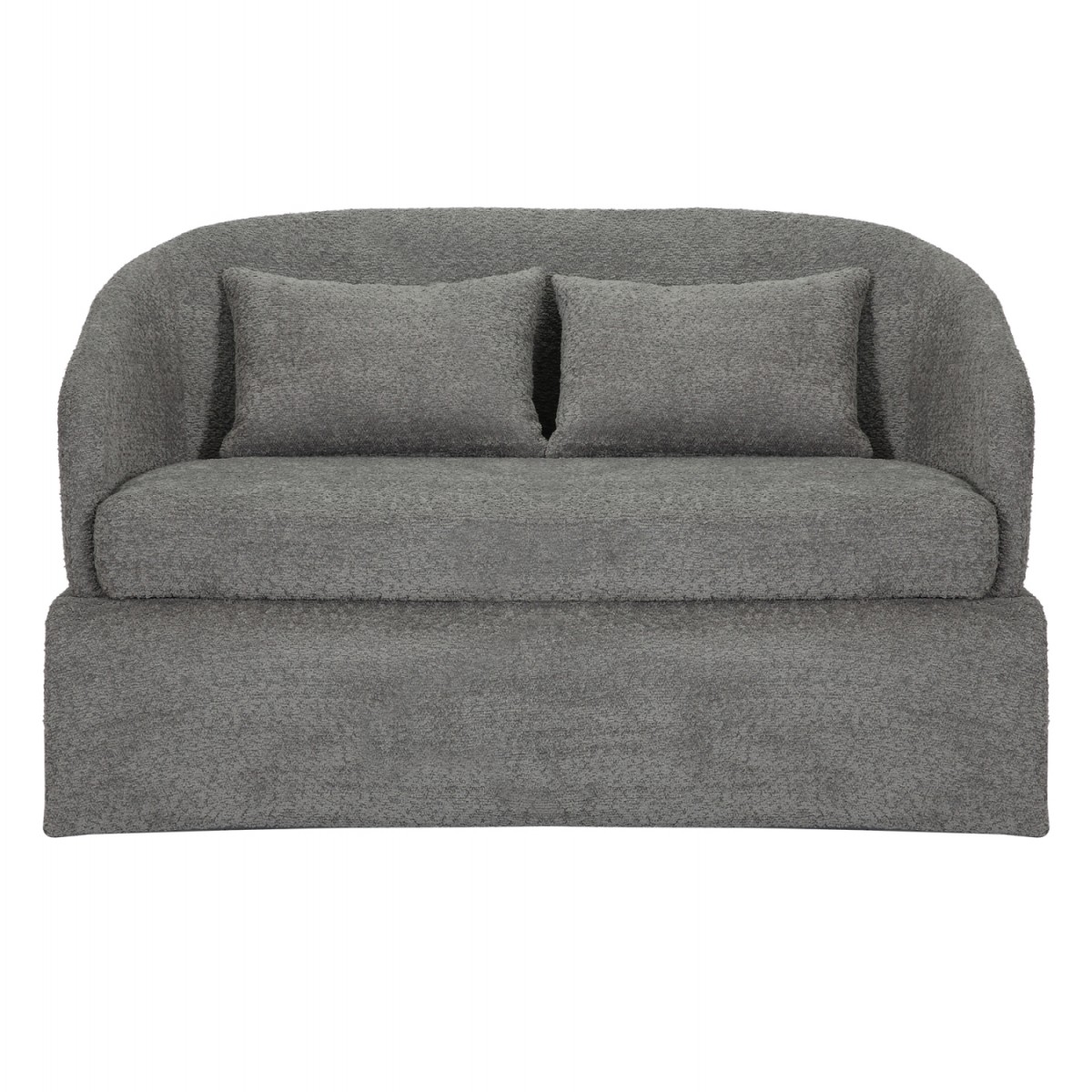 ΚΑΝΑΠΕΣ ΔΙΘΕΣΙΟΣ BEVY2 HM9678.01 ΓΚΡΙ ΜΠΟΥΚΛΕ ΥΦΑΣΜΑ-ΜΕΤΑΛΛΙΚΟΣ ΣΚΕΛΕΤΟΣ 128x72x74Υεκ.