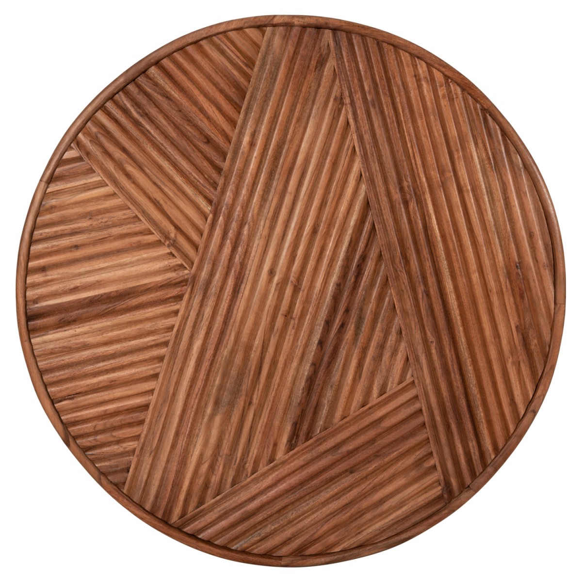 ΤΡΑΠΕΖΙ ΣΑΛΟΝΙΟΥ ΣΤΡΟΓΓΥΛΟ RANNE HM9694 ΜΑΣΙΦ ΞΥΛΟ ΑΚΑΚΙΑΣ ΣΕ ΦΥΣΙΚΟ Φ80x38Yεκ.