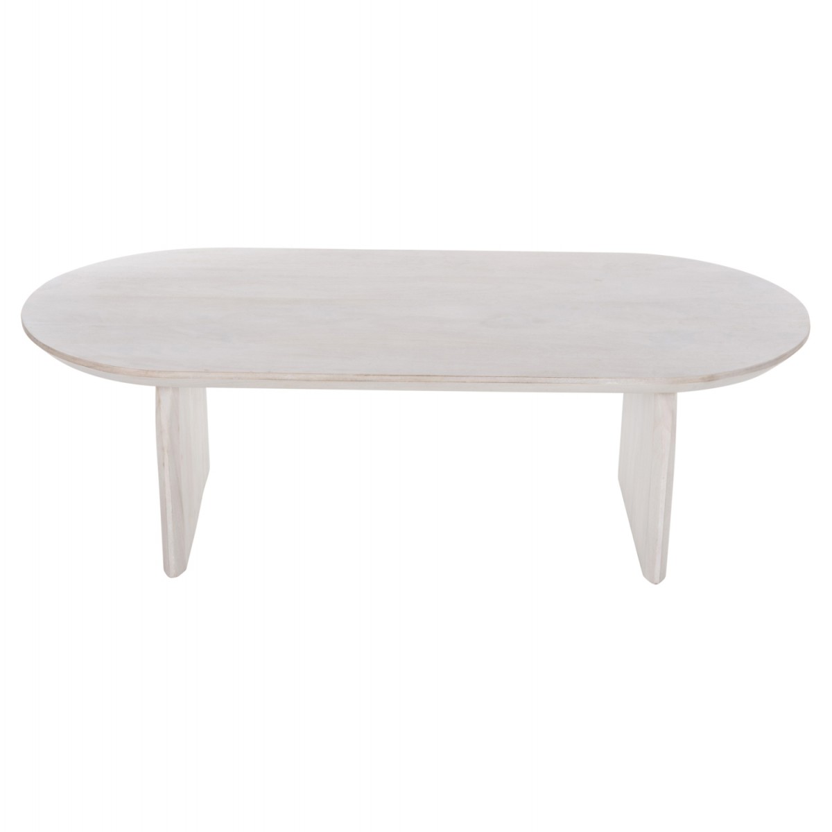 ΤΡΑΠΕΖΙ ΣΑΛΟΝΙΟΥ ΟΒΑΛ HONKY HM9710 ΜΑΣΙΦ ΞΥΛΟ MANGO- ΛΕΥΚΟ 130x60x40Υεκ.