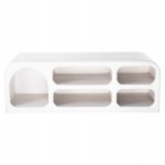 ΕΠΙΠΛΟ ΤΗΛΕΟΡΑΣΗΣ HANDYR HM9704 ΜΑΣΙΦ ΞΥΛΟ MANGO ΣΕ ΛΕΥΚΟ 130x40x45Yεκ.