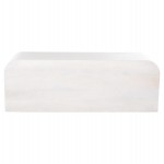 ΕΠΙΠΛΟ ΤΗΛΕΟΡΑΣΗΣ HANDYR HM9704 ΜΑΣΙΦ ΞΥΛΟ MANGO ΣΕ ΛΕΥΚΟ 130x40x45Yεκ.