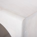 ΡΑΦΙΕΡΑ ΚΟΜΜΟ HANDYR HM9706 ΜΑΣΙΦ ΞΥΛΟ MANGO ΣΕ ΛΕΥΚΟ ΧΡΩΜΑ 60x35x120Υεκ.