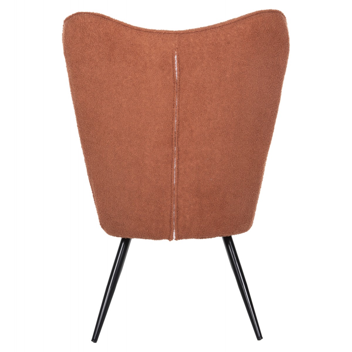 ΠΟΛΥΘΡΟΝΑ CRAWLEY ΜΕ ΥΠΟΠΟΔΙΟ HM8918.22 ΥΦΑΣΜΑ ΜΠΟΥΚΛΕ ΠΟΡΤΟΚΑΛΙ 70x74x105Υεκ.