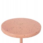 ΒΟΗΘΗΤΙΚΟ ΤΡΑΠΕΖΑΚΙ BOMBAY HM4251.08 ΜΕΤΑΛΛΟ ΣΕ ΣΟΜΟΝ ΜΕ ΠΟΥΑ ΕΠΙΦΑΝΕΙΑ Φ25,5x51Υεκ