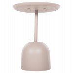 ΤΡΑΠΕΖΙ ΒΟΗΘΗΤΙΚΟ ΣΤΡΟΓΓΥΛΟ DELBEL HM4265.10 ΜΕΤΑΛΛΟ ΣΕ ΕΚΡΟΥ Φ45,5x58,5 εκ.