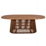 ΤΡΑΠΕΖΙ ΤΡΑΠΕΖΑΡΙΑΣ REMIK HM9835 RECYCLED ΤΕΑΚ ΣΕ ΦΥΣΙΚΟ 100x200x75,5Yεκ. TOP 4εκ.