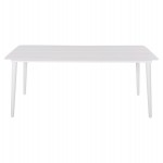 ΤΡΑΠΕΖΙ ΑΛΟΥΜΙΝΙΟΥ ΟΡΘΟΓΩΝΙΟ JEROM HM6058.01 ΛΕΥΚΟ 180X90X74Υεκ.