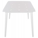 ΤΡΑΠΕΖΙ ΑΛΟΥΜΙΝΙΟΥ ΟΡΘΟΓΩΝΙΟ JEROM HM6058.01 ΛΕΥΚΟ 180X90X74Υεκ.