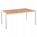 ΤΡΑΠΕΖΙ ΕΞΩΤ.ΧΩΡΟΥ GOYA HM6059.01 ΑΛΟΥΜΙΝΙΟ ΛΕΥΚΟ & POLYWOOD 160X80Χ75Υεκ.