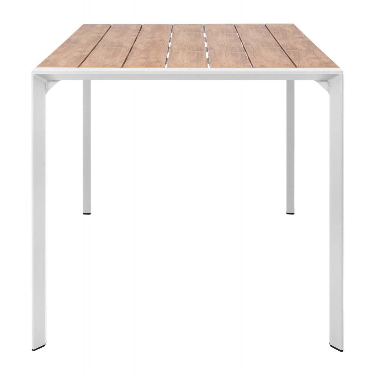 ΤΡΑΠΕΖΙ ΕΞΩΤ.ΧΩΡΟΥ GOYA HM6059.01 ΑΛΟΥΜΙΝΙΟ ΛΕΥΚΟ & POLYWOOD 160X80Χ75Υεκ.