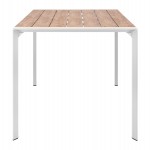 ΤΡΑΠΕΖΙ ΕΞΩΤ.ΧΩΡΟΥ GOYA HM6059.01 ΑΛΟΥΜΙΝΙΟ ΛΕΥΚΟ & POLYWOOD 160X80Χ75Υεκ.