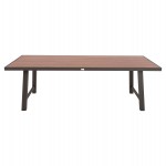 ΤΡΑΠΕΖΙ ΑΛΟΥΜΙΝΙΟΥ GOBAR HM6060.04 ΣΑΜΠΑΝΙ ΜΕ ΕΠΙΦΑΝΕΙΑ ΑΠΟΜΙΜΗΣΗΣ ΞΥΛΟΥ 240Χ105Χ75Υεκ.