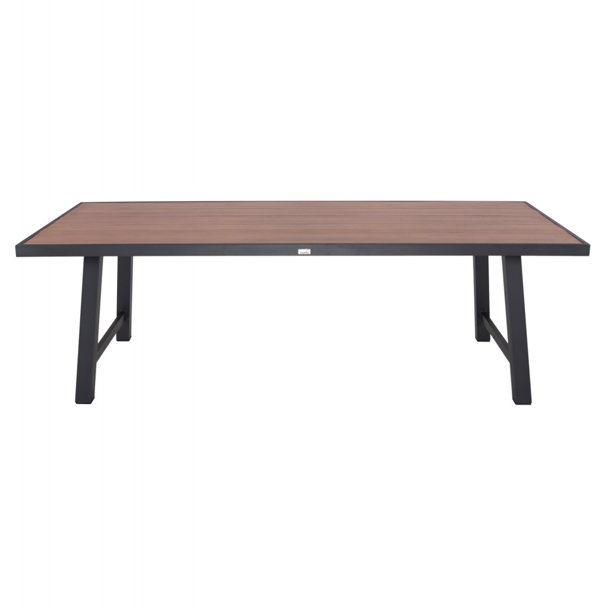 ΤΡΑΠΕΖΙ ΑΛΟΥΜΙΝΙΟΥ GOBAR HM6060.03 ΑΝΘΡΑΚΙ ΜΕ ΕΠΙΦΑΝΕΙΑ ΑΠΟΜΙΜΗΣΗΣ ΞΥΛΟΥ 240Χ105Χ75Υεκ.