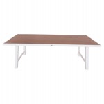 ΤΡΑΠΕΖΙ ΑΛΟΥΜΙΝΙΟΥ GOBAR HM6060.01 ΛΕΥΚΟ ΜΕ ΕΠΙΦΑΝΕΙΑ ΑΠΟΜΙΜΗΣΗΣ ΞΥΛΟΥ 240Χ105Χ75Υεκ.