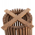 ΒΑΣΗ ΤΡΑΠΕΖΙΟΥ ΕΣΩΤ.ΧΩΡΟΥ ΣΤΡΟΓΓΥΛΗ FRANTZ HM9459.11 MINDI ΞΥΛΟ ΣΕ ΦΥΣΙΚΟ Φ45x73Yεκ.