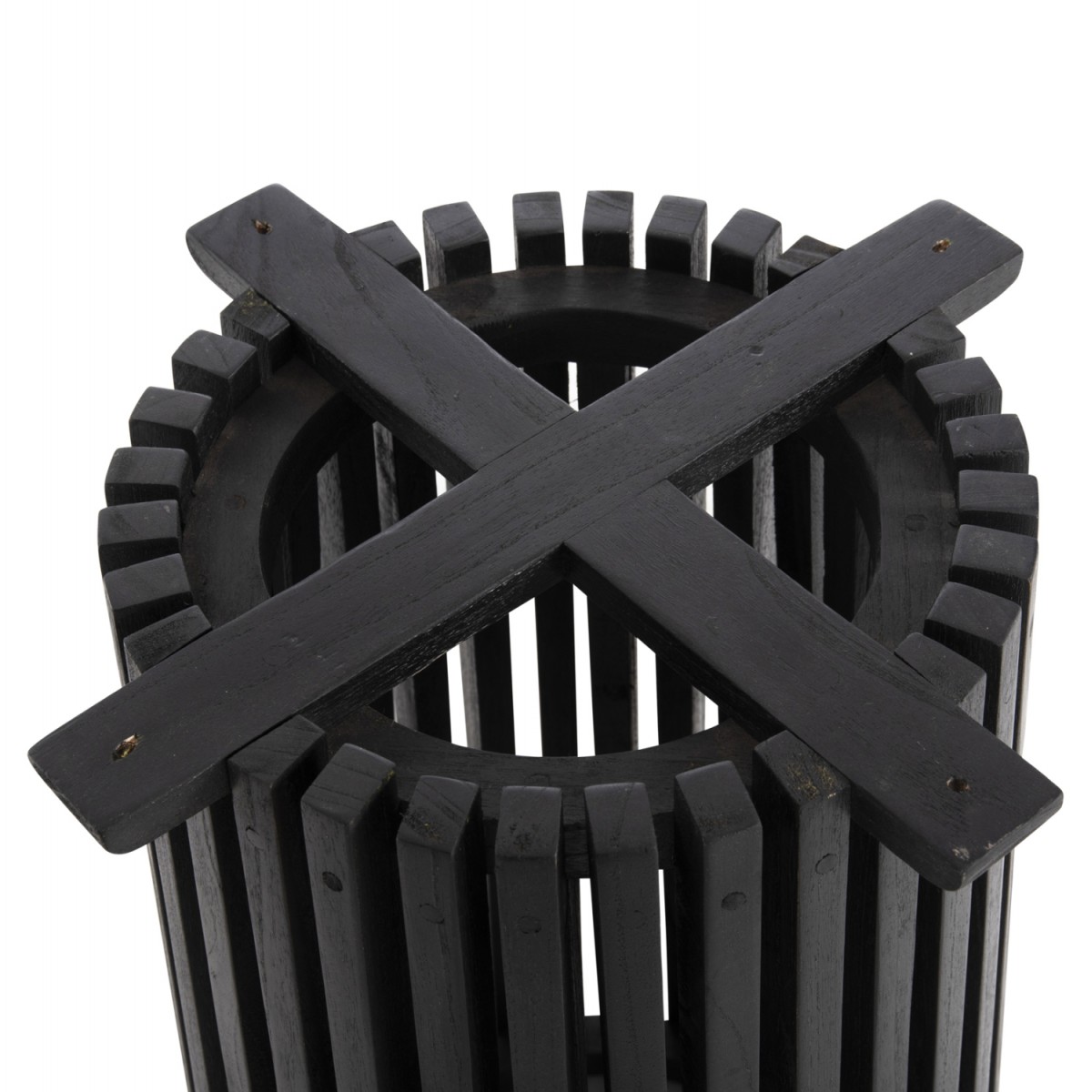 ΒΑΣΗ ΤΡΑΠΕΖΙΟΥ ΕΣΩΤ.ΧΩΡΟΥ ΣΤΡΟΓΓΥΛΗ FRANTZ HM9459.12 MINDI ΞΥΛΟ ΣΕ ΜΑΥΡΟ ΧΡΩΜΑ Φ60x74Yεκ.